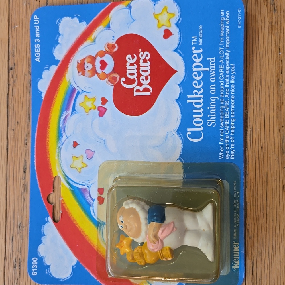 VTG 1984 Care Bear Miniature "Cloud Keeper Shining"